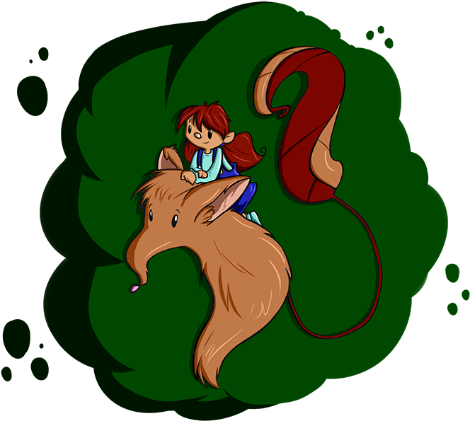 Cute Monster - Illustration (714x782), Png Download