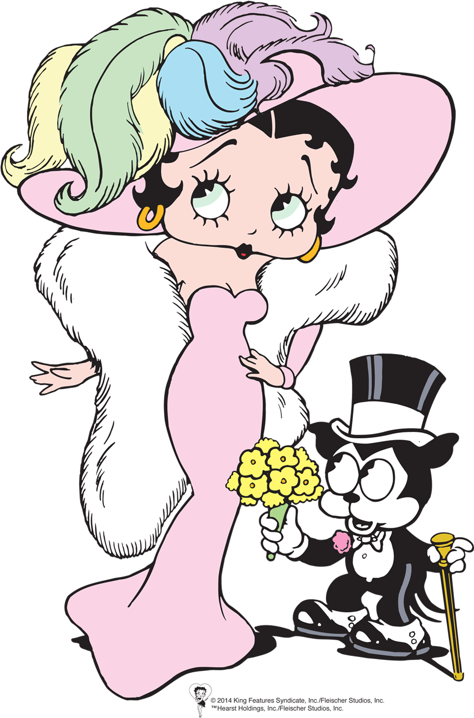 Betty In Easter Bonnet - Betty Boop Coloring Pages (1000x1512), Png Download