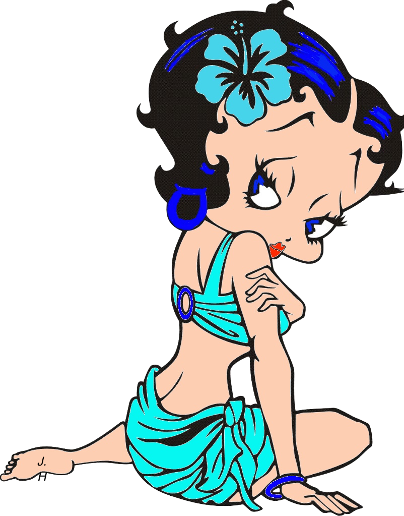 Betty Boop Clipart Hd - Free Clipart Betty Boop (802x1023), Png Download