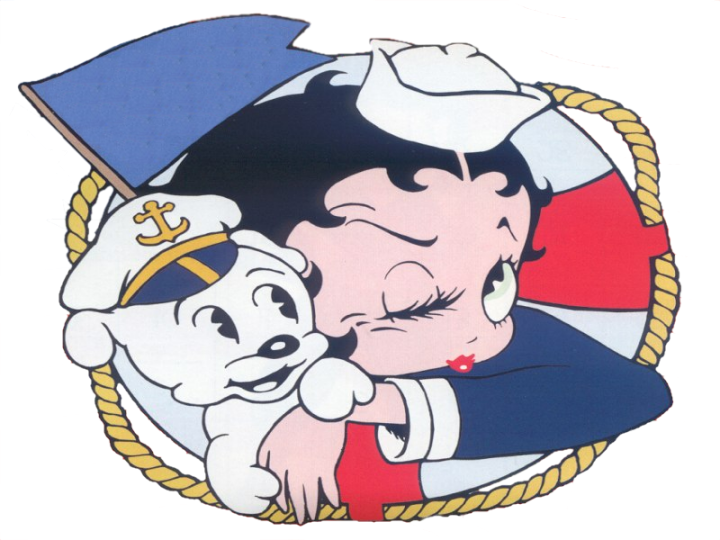 Ss Betty Boop - Betty Boop Goodnight Kiss Poly 20x28 Pillow Case White (720x540), Png Download