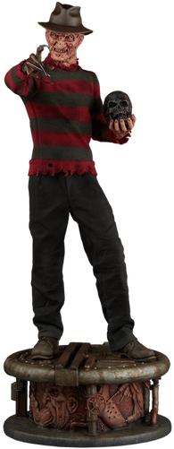 Nightmare On Elm Street - Freddy Krueger Statue (500x500), Png Download