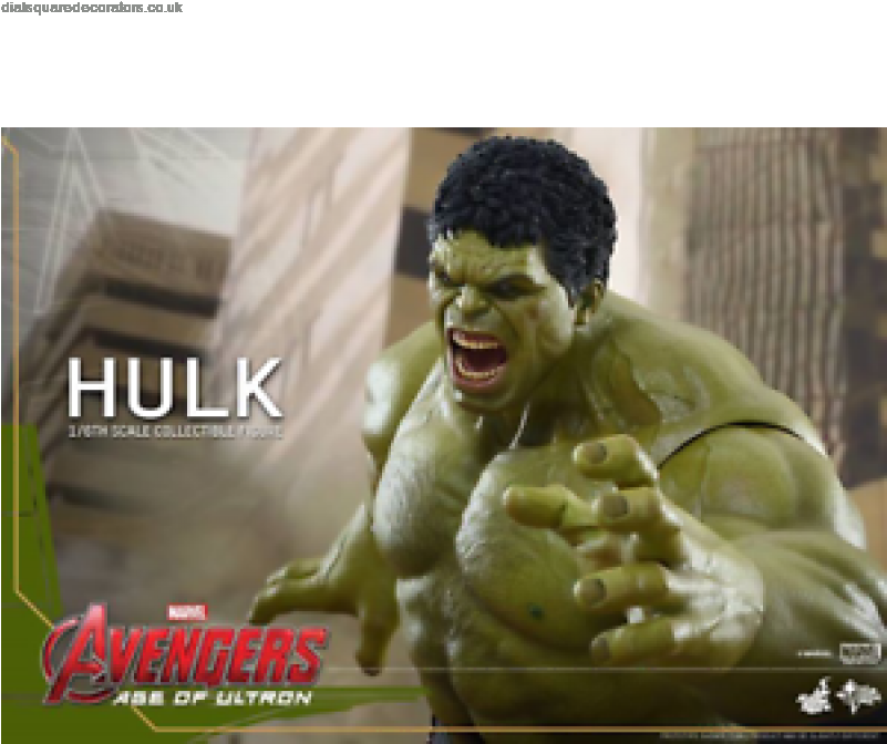 Shop Authentic Hot Toys Avengers - Hot Toys Marvel Avengers Age Of Ultron Hulk 1:6 Scale (800x785), Png Download