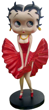 Betty Boop Cool Breeze - Betty Boop Figures (400x400), Png Download
