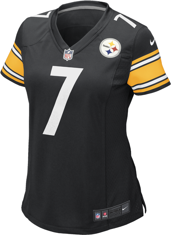 Nike Nfl Pittsburgh Steelers Women's Football Home - Women's Nike Pittsburgh Steelers #7 Ben Roethlisberger (1000x1000), Png Download