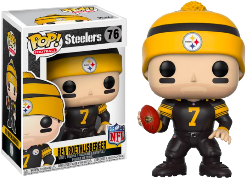 Ben Roethlisberger - Funko Pop Pittsburgh Steelers (800x800), Png Download