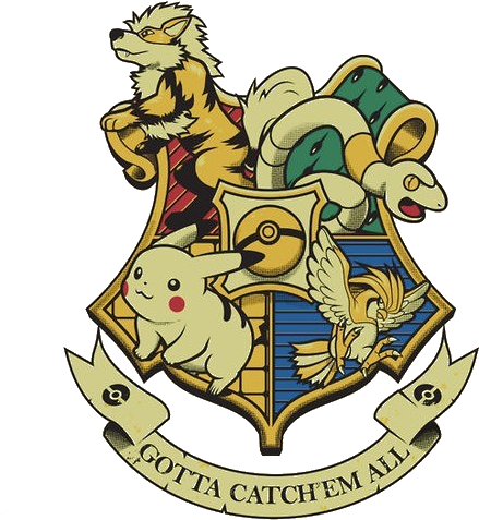 Hufflepuff Crest Gif - Pokemon Harry Potter Crossover (500x532), Png Download