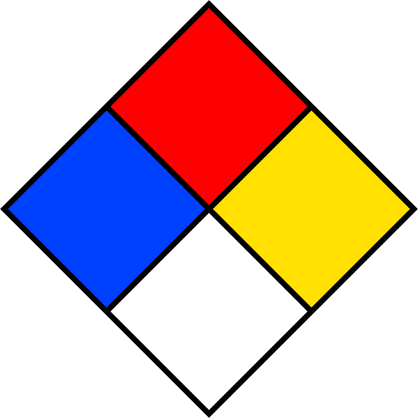 25 Nfpa Label Template Free Cliparts That You Can Download - Nfpa 704 Png (600x600), Png Download