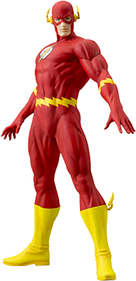 The Flash Artfx - Flash Dc Collectibles Statue (600x600), Png Download