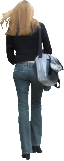 Person Pic From Cgtextures - Portable Network Graphics (268x670), Png Download