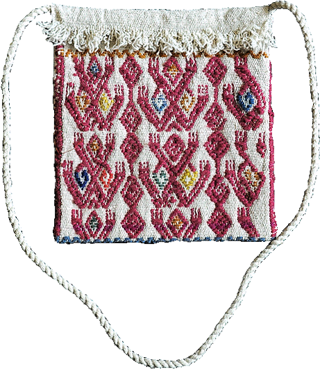 Tzeltal Wool Bag - Textile (493x564), Png Download