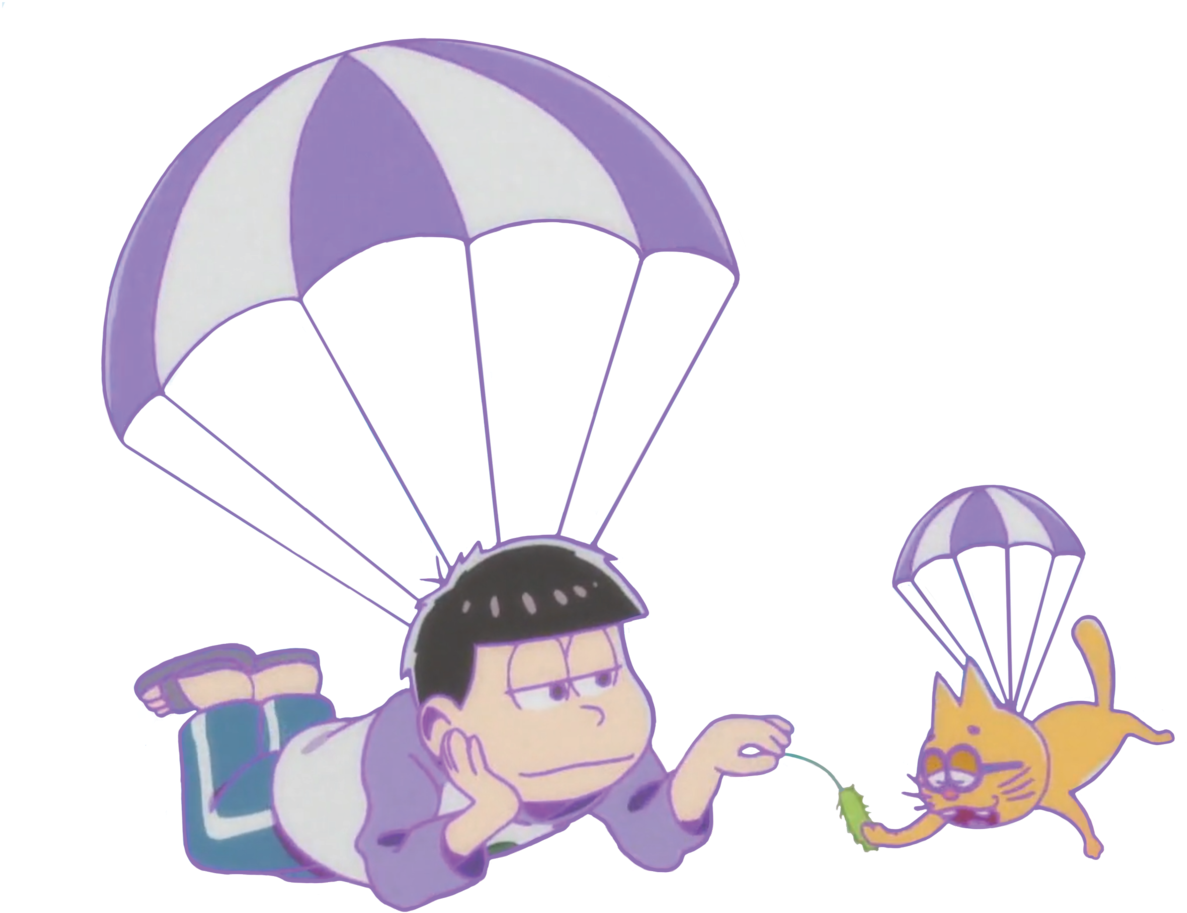Sanrio Osomatsu Line Sticker (1280x989), Png Download