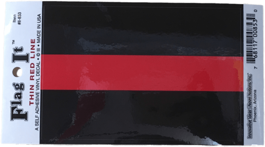 Thin Red Line Sticker - Thin Red Line Car Decal Sticker [pack (1920x1920), Png Download