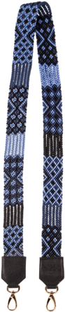 Black/blue Woven Shoulder Strap - Shoulder Strap (320x480), Png Download