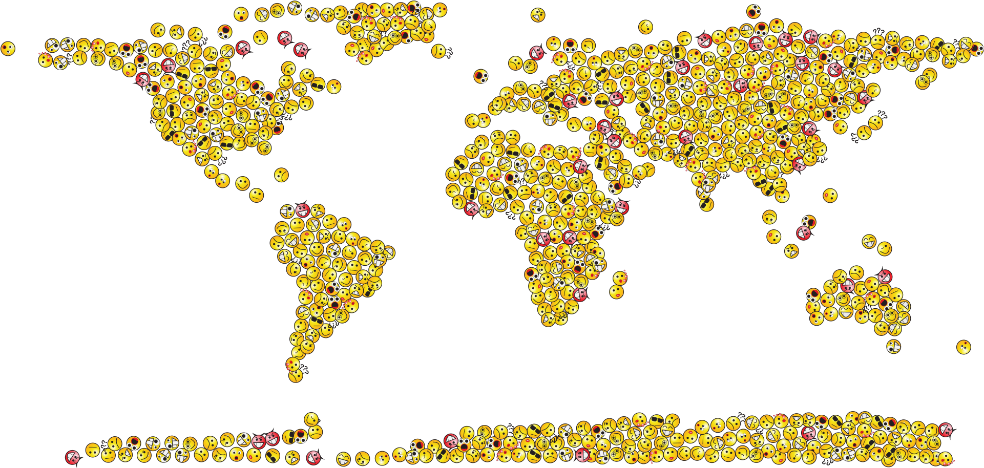 Imagenes Del Mundo Emoji - Distribution Of Chick Pea (1920x960), Png Download