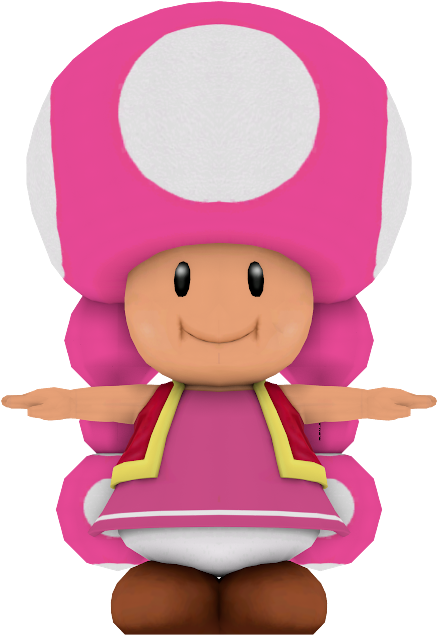 Download Zip Archive - Toadette Model (750x650), Png Download