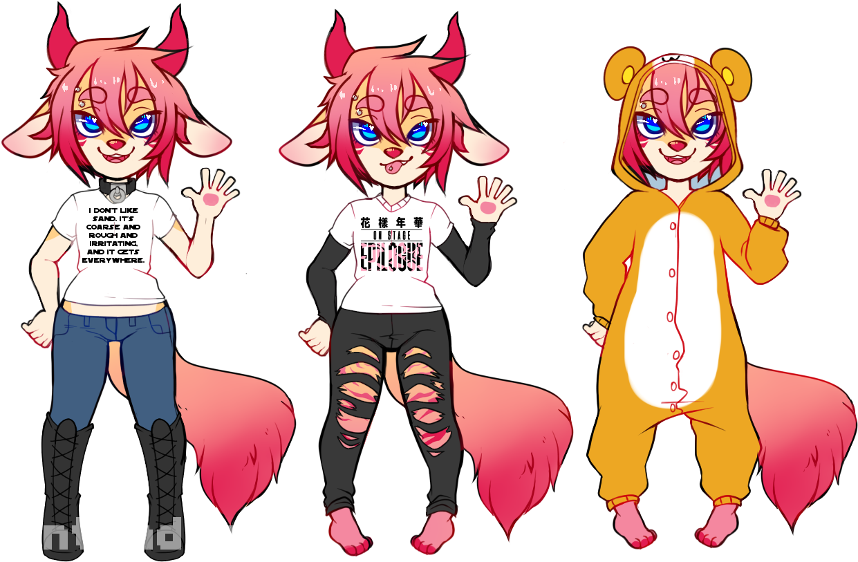 [p] Peachy Fashion - Cartoon (1251x812), Png Download