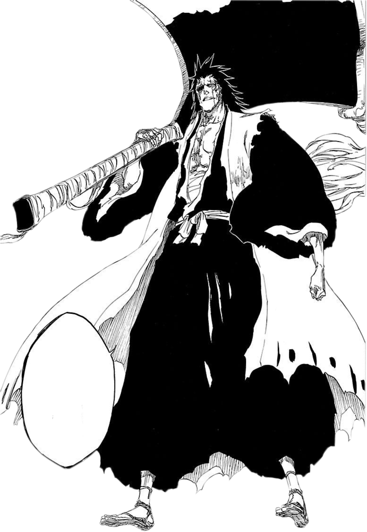 Gallery Image 1 - Shikai Kenpachi Zaraki (743x1075), Png Download