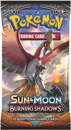 Pokemon Burning Shadows Booster Pack (541x541), Png Download