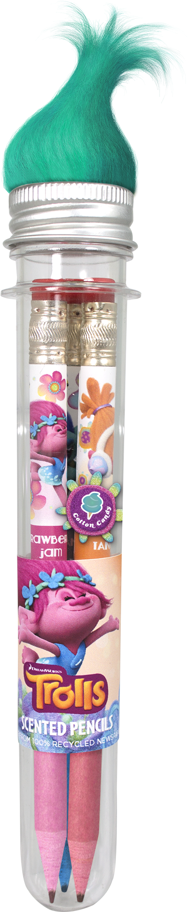 Dreamworks Trolls Smencils In Gift Tubes - Water Bottle (2000x2000), Png Download
