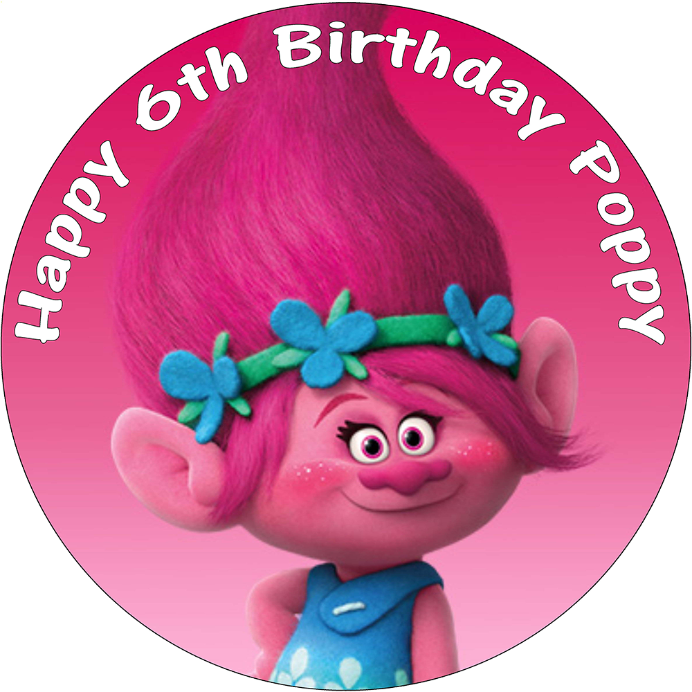 Piñatas De Popi Trolls (1000x1000), Png Download