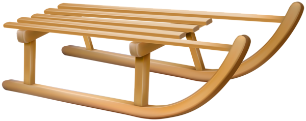 Sled Transparent Png Clip Art - Sled Clipart (600x238), Png Download