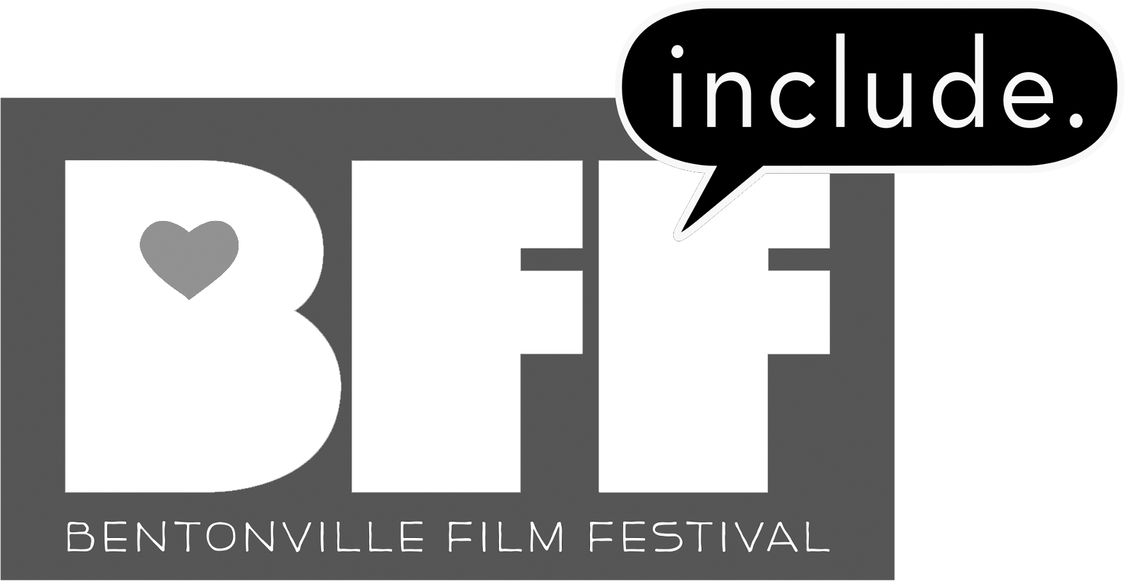 Bff - Heart (1594x823), Png Download