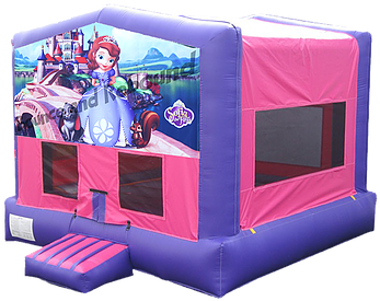 Sofia The First Bounce House - Vinyl Skin Designs Princess Sofia The First Dress Doll (367x333), Png Download