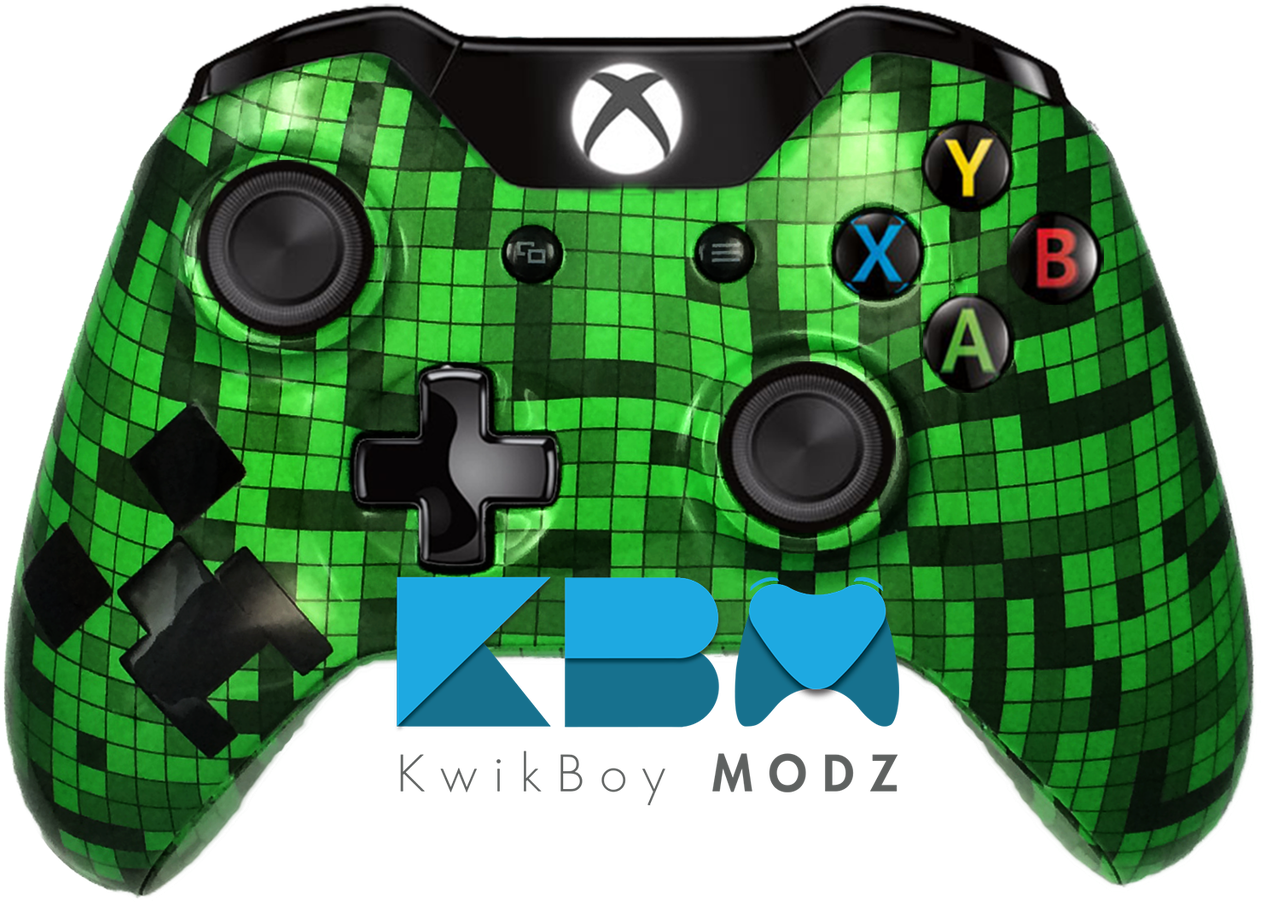 Minecraft Xbox One Controller - Kwikboy Modz (500x356), Png Download