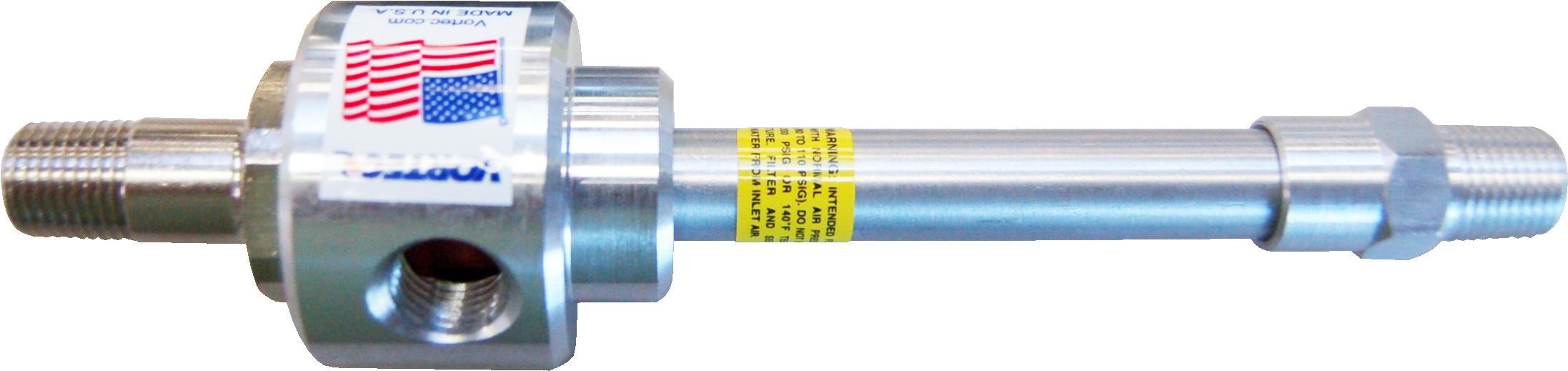 Picture Of Vortex Tubes 208 25 H (2364x684), Png Download