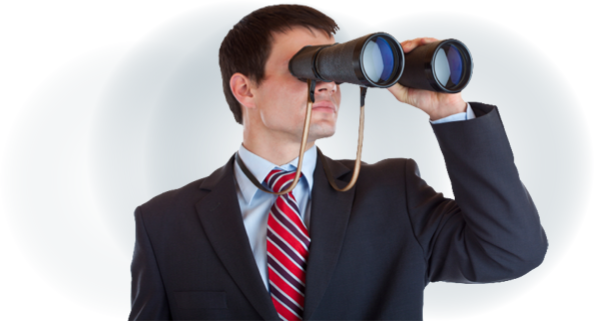 Global Recruiting Experts - Looking Binoculars Png (594x322), Png Download