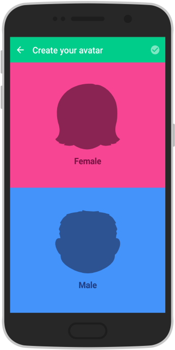 Create Your Custom Bitmoji To Use In Messaging Or Snapchat - Bitstrips (450x810), Png Download