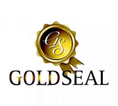 Gold Seal Windows (411x370), Png Download