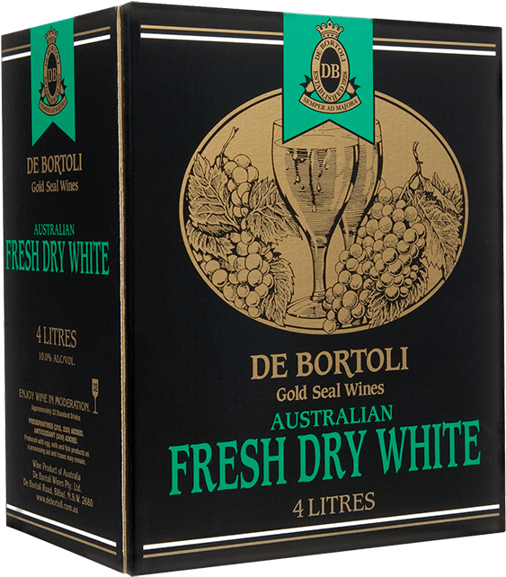 De Bortoli Gold Seal Dry White 4l Cask - Drink (750x750), Png Download