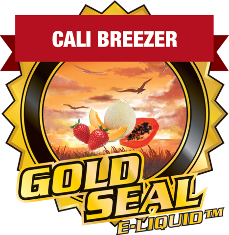 Cali Breezer 50/50 By Gold Seal *sale* - Gold Seal Ejuice (468x480), Png Download