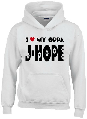 A Cute And Comfy, " I Heart My Oppa J-hope " Hoody - Jackson Hole Retro Bike & Mountain Bike - Wyoming (498x498), Png Download