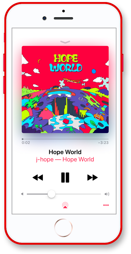 2018 - 03 - 02 Release - J Hope Mixtape Hope World (462x871), Png Download