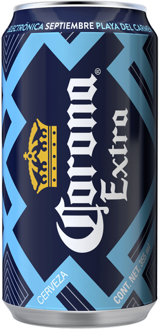 Corona Elements Trae La Fiesta A Playa Del Carmen - Corona Extra Navy Blue Beach Towel (1024x768), Png Download