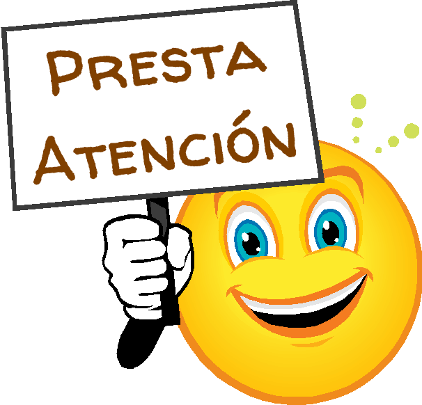 Emoticon Atencion (606x582), Png Download