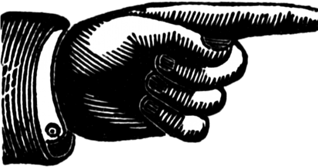 Download Finger Clipart Vintage Finger Pointing Transparent Background Png Image With No Background Pngkey Com