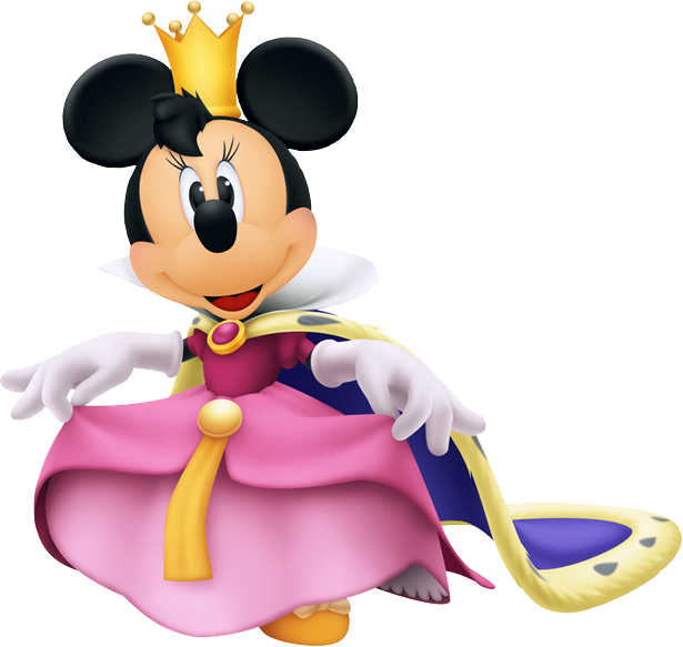 Enquanto Os Heróis Estão Por Aí Salvando O Universo, - Minnie Mouse Kingdom Hearts (615x583), Png Download