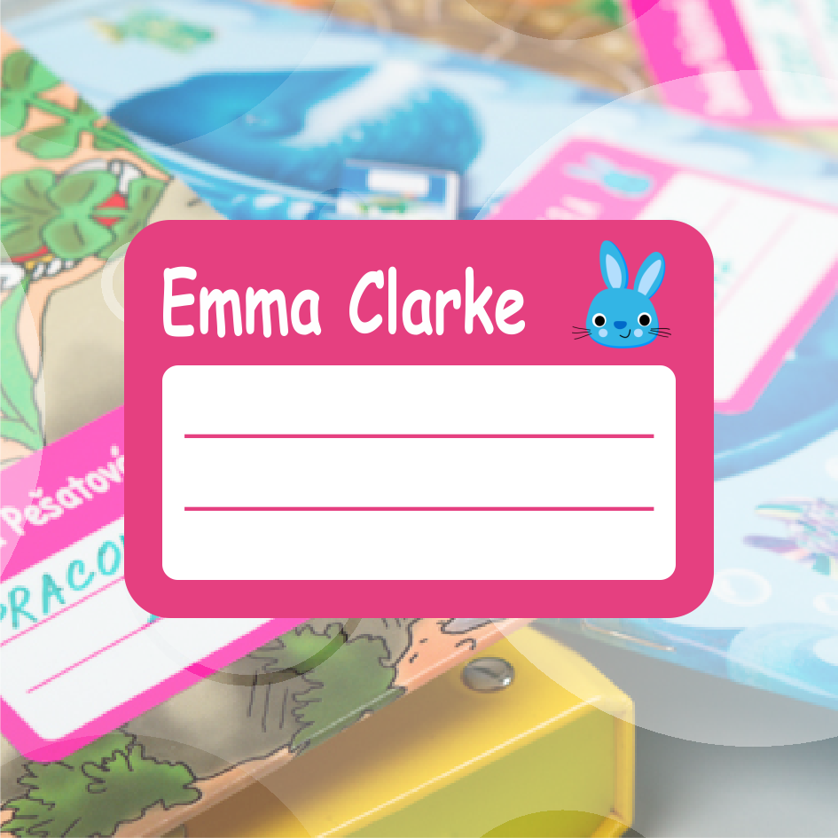 School Book Label Backround - School (945x945), Png Download