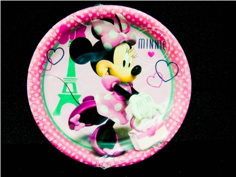 Pratinhos Minnie Rosa - Partyset Minnie Happy Helpers, 56-tlg. Procos (480x480), Png Download