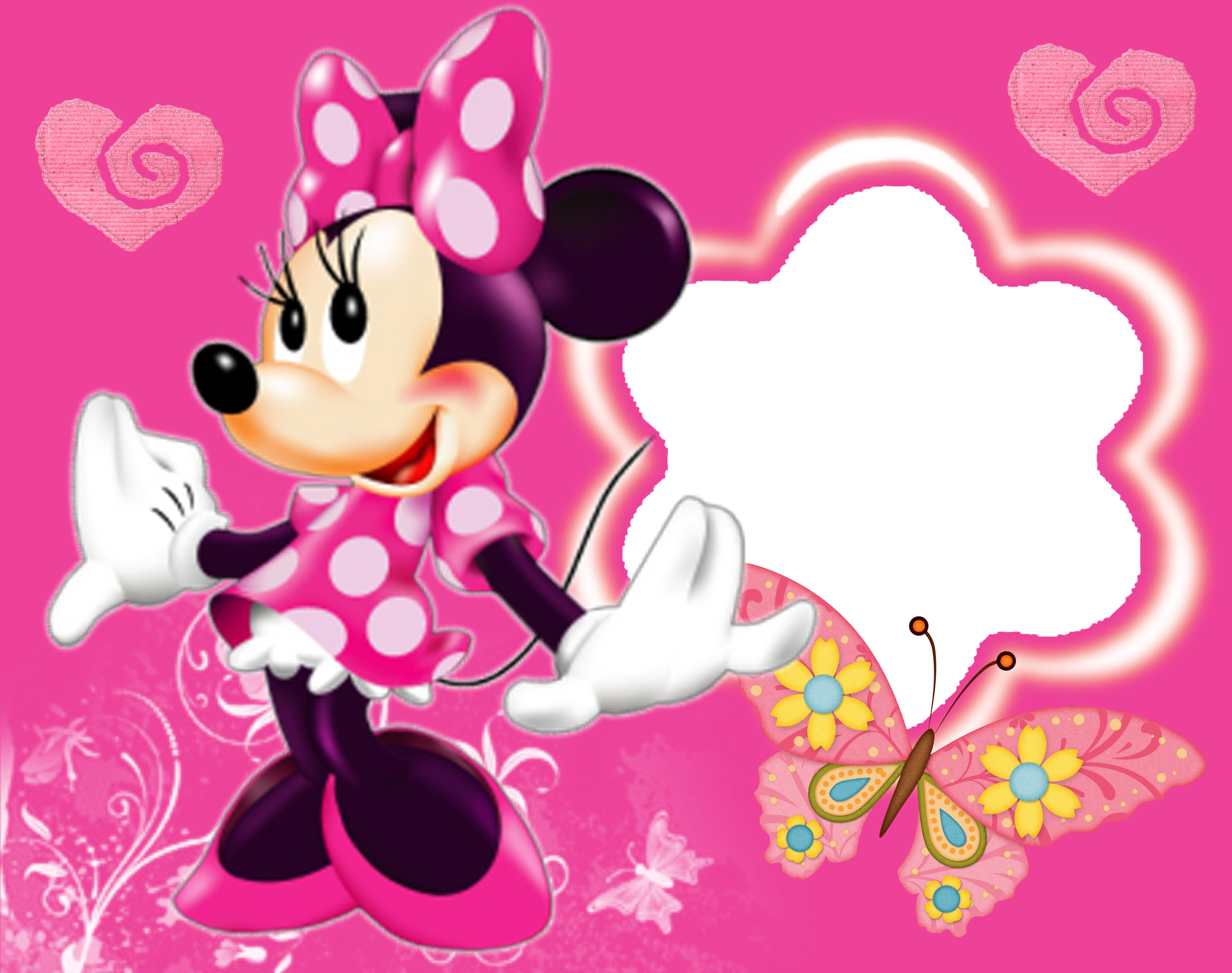 Download Minnie Mouse Picture Hd Wallpaper Pictures - Happy Valentines Day Images Sister (3800x3002), Png Download