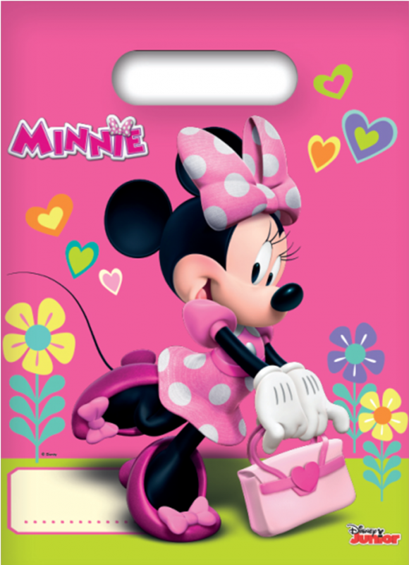 6 Sacchetti Per Caramelle Minnie Rosa - Minnie Rosa (800x800), Png Download
