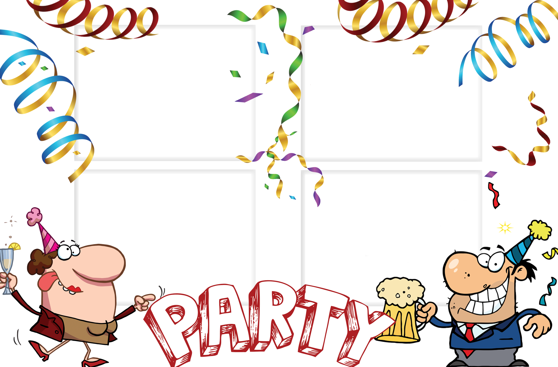 Photo Booth Template - Png Photo Booth Template (1864x1228), Png Download