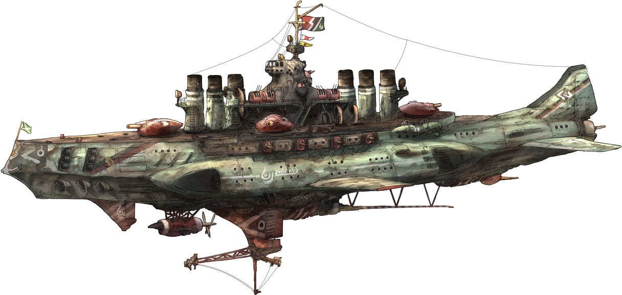 Greyhien Class Battleship By Aoiwaffle - Naval Fleet (1234x590), Png Download