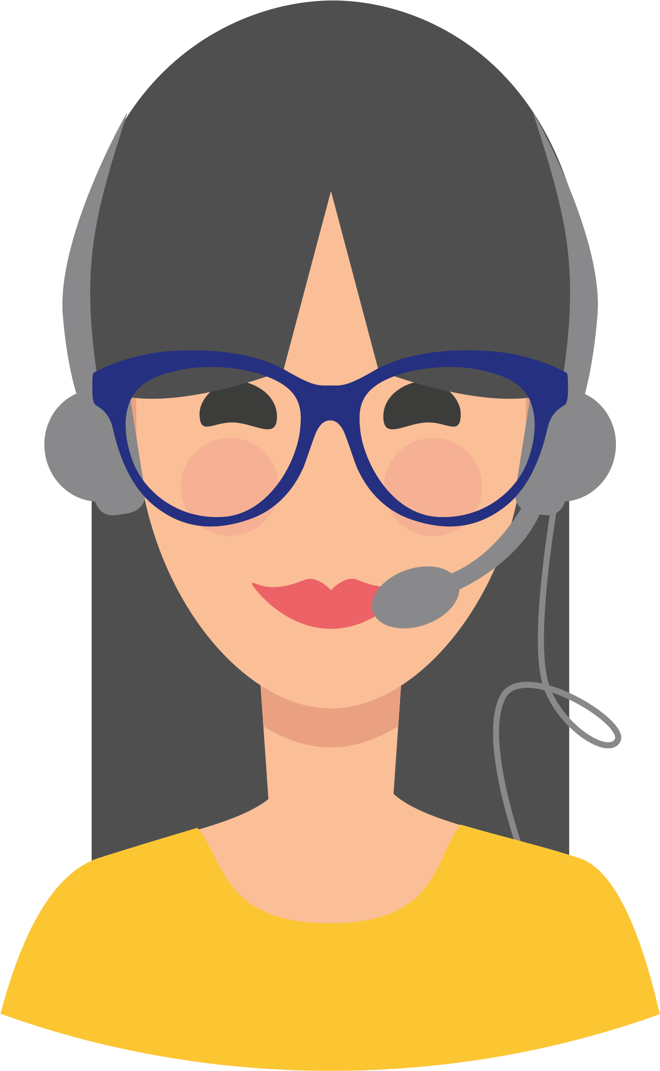Atención Al Cliente - Customer Service (2725x2625), Png Download