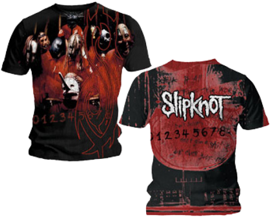 Slipknot All Over Shirt (550x550), Png Download
