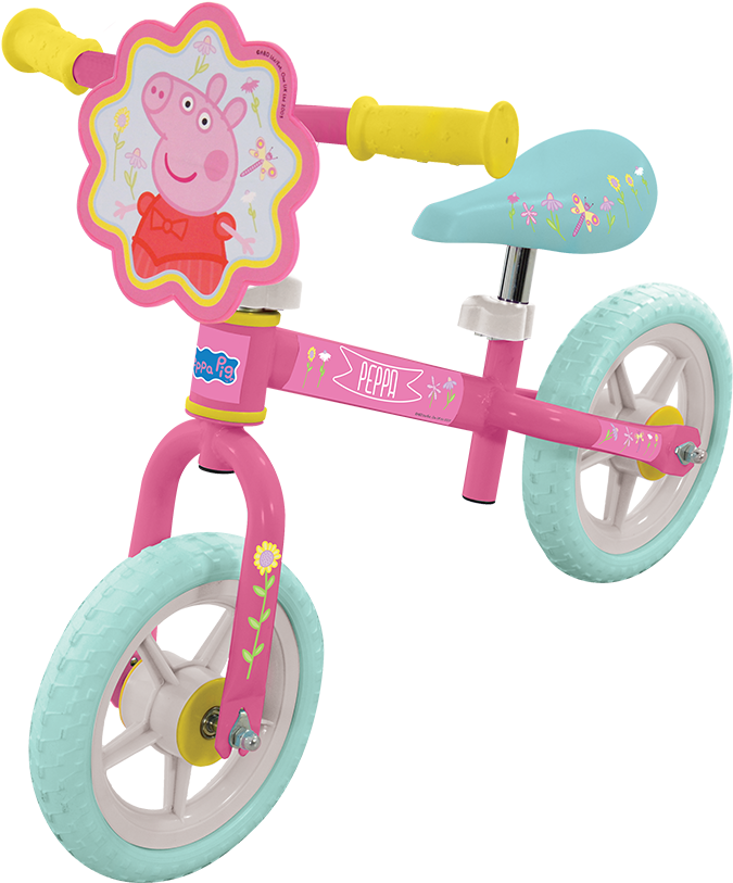 Balance Bike - Peppa Pig My First Trike (900x862), Png Download