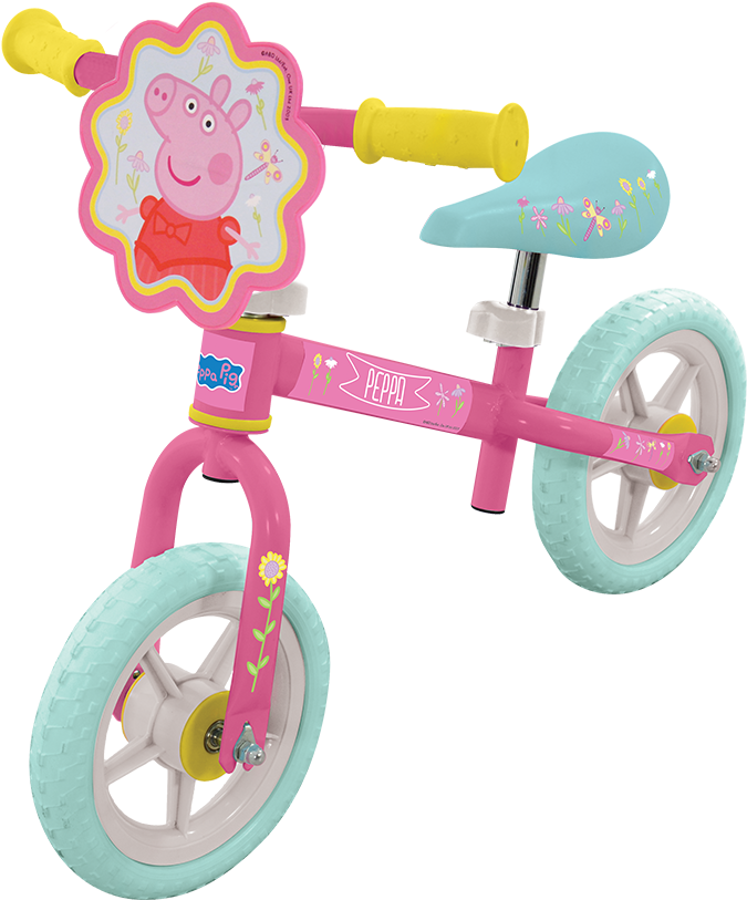 Balance Bike Peppa Pig My First Trike Free Transparent PNG Download PNGkey